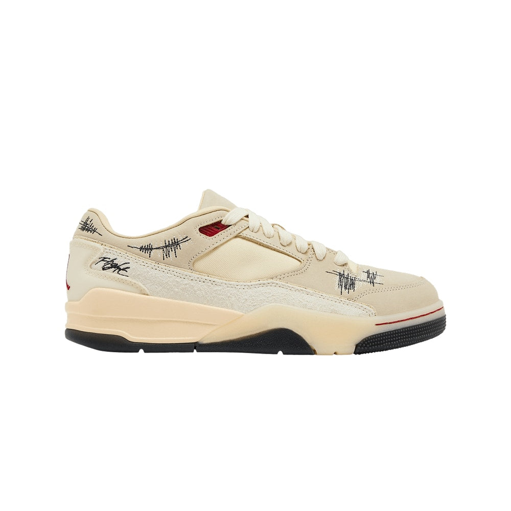 Who Decides War x Air Jordan Wmns Jordan Flight Court The World Is Your Court - Crèpe – schoenen, beige