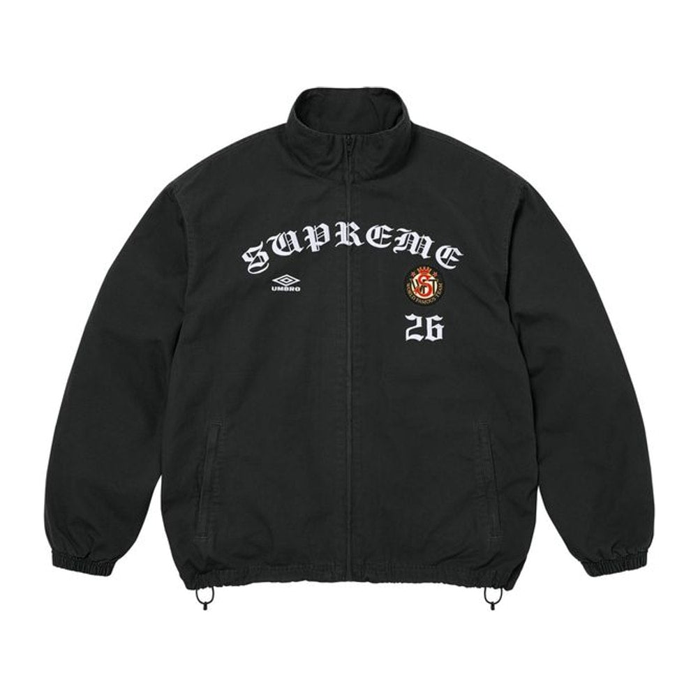 Supreme x Umbro Cotton Ripstop Track Jacket Black – Jacke