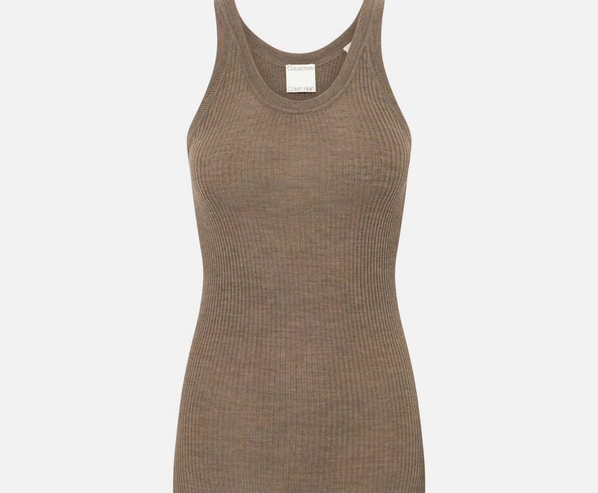Calvin Klein Blouse Taupe – ropa
