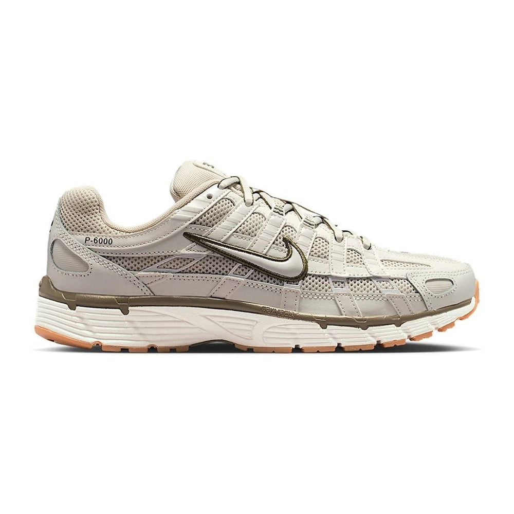 Nike P-6000 Light Bone Medium Olive Gum – tenisky, oranžová