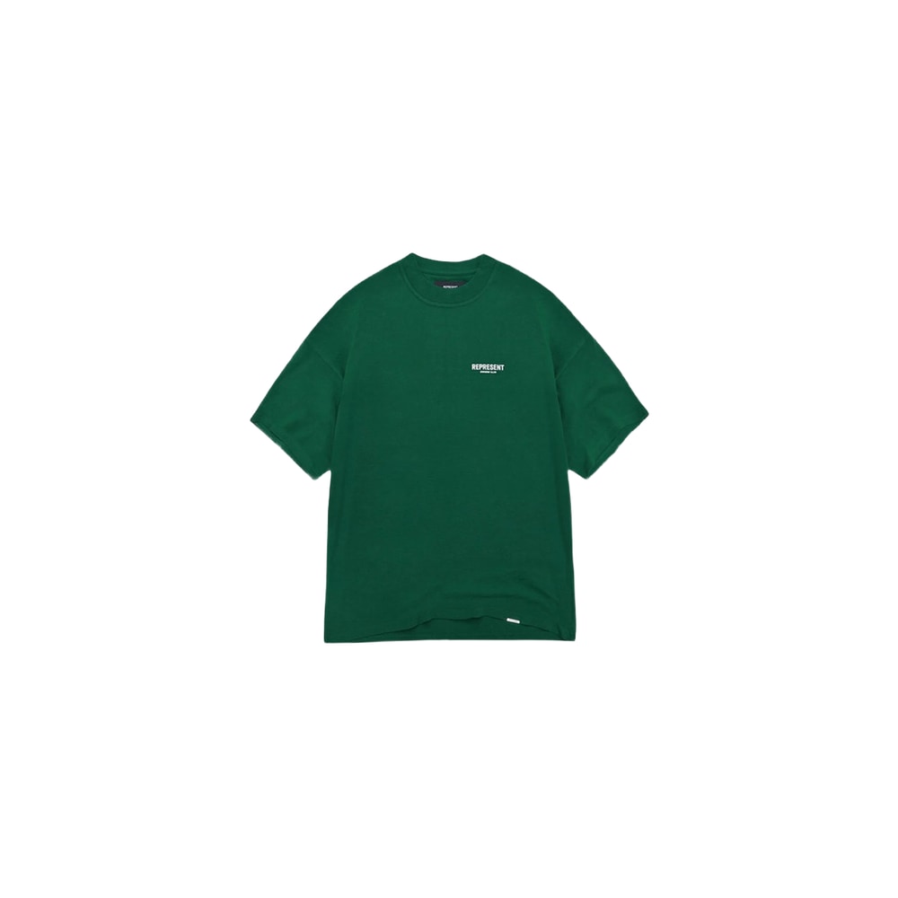 Represent Owner's Club T-Shirt Racing Green/White – t-paita, vihreä