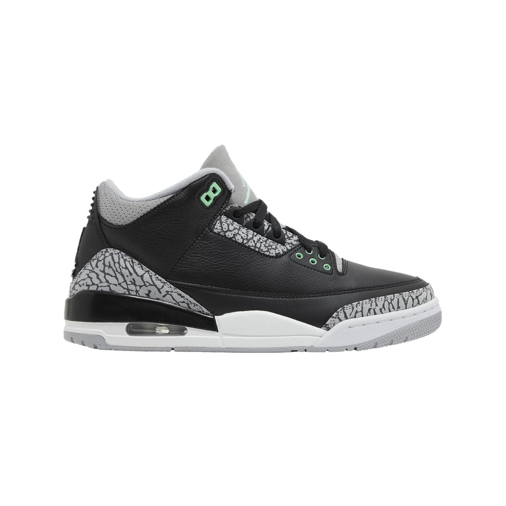Air Jordan 3 Retro Green Glow – tenisky, černá