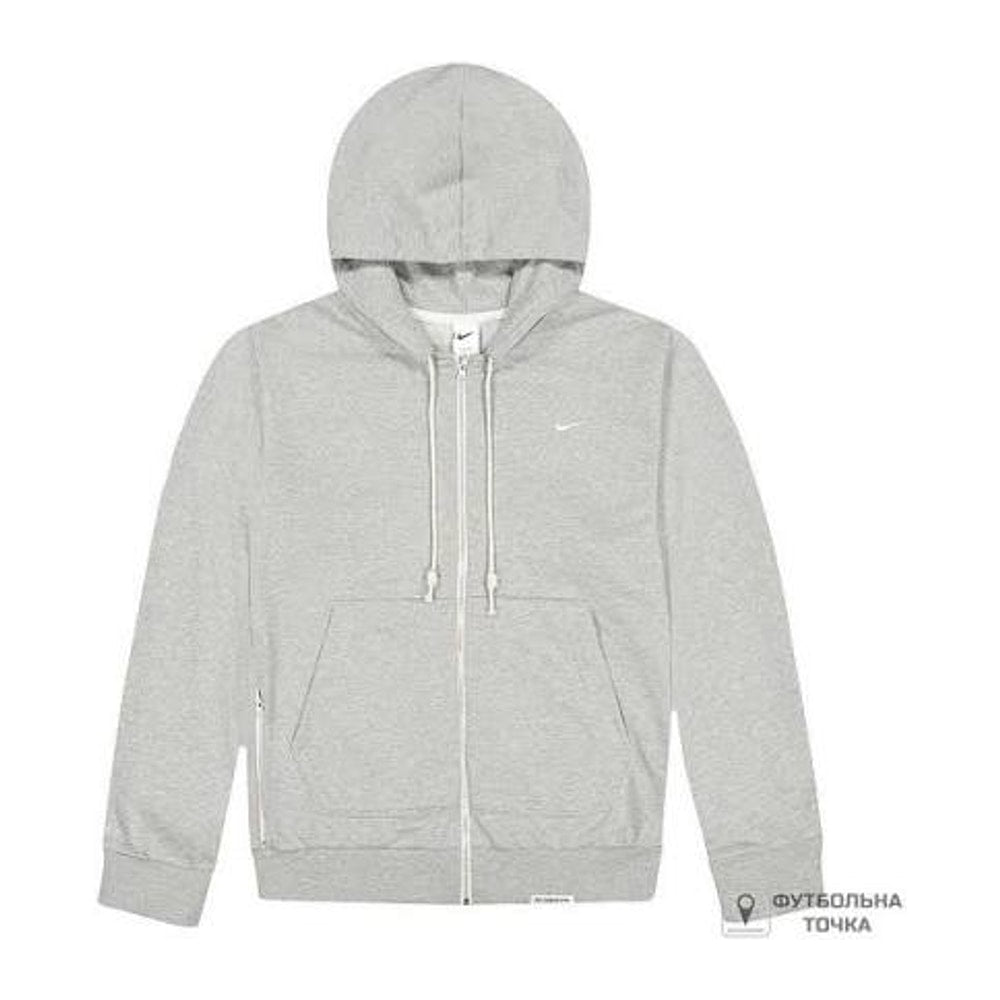 Nike Standard Issue Dri-FIT Full-Zip Basketball Hoodie Grey – sudadera