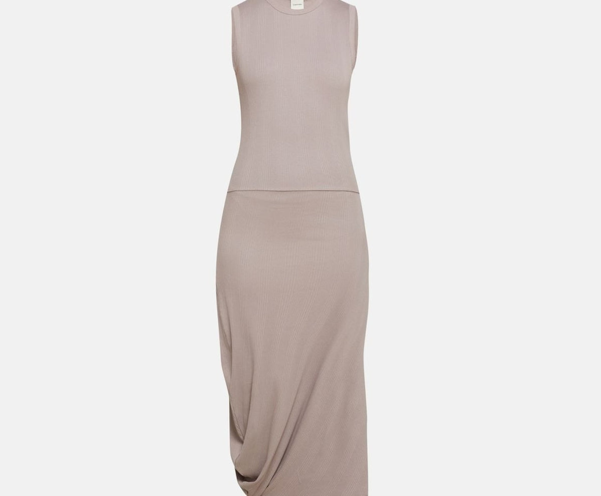 Calvin Klein Midi dress Greige – tøj