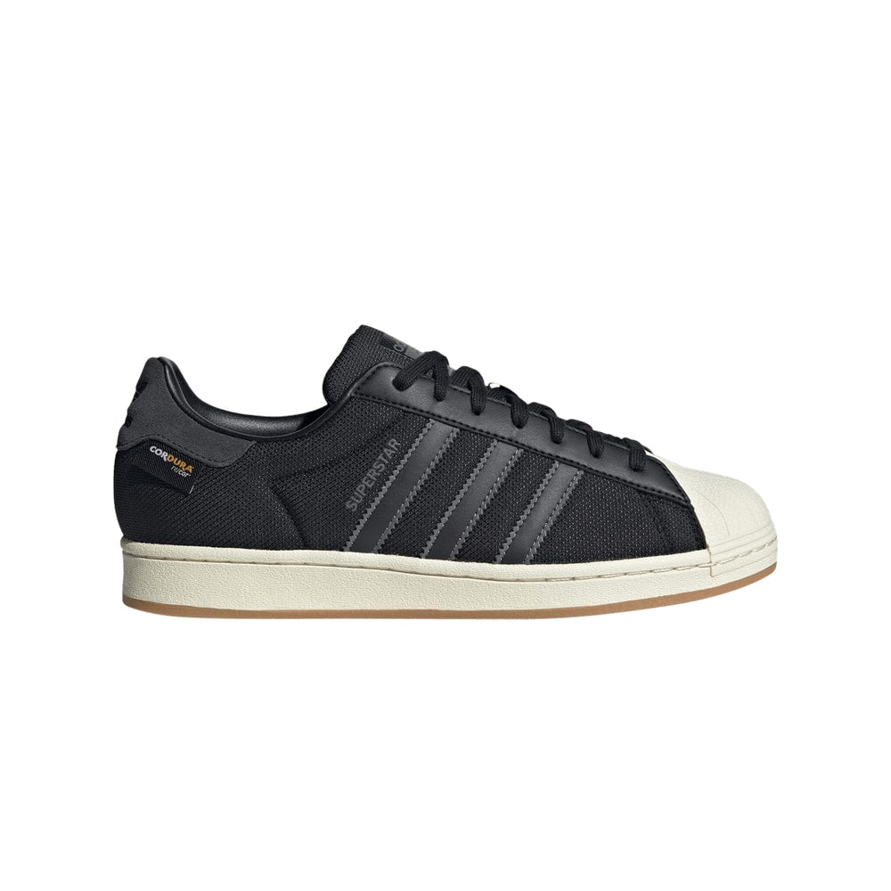 Adidas Superstar Black Carbon Gum Cordura – buty, czarny