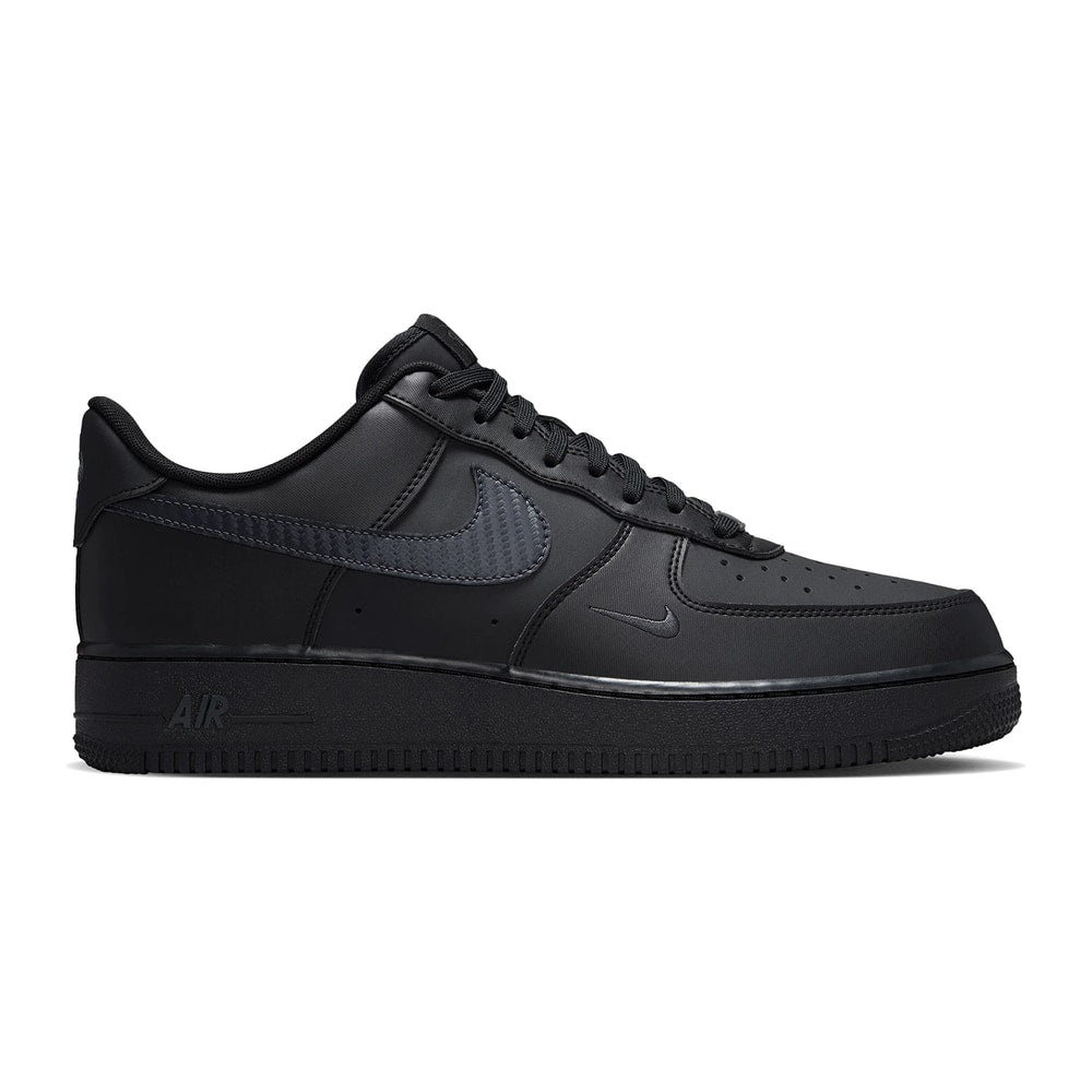 Nike Air Force 1 Low '07 Carbon Fiber Swoosh Black Anthracite – chaussures
