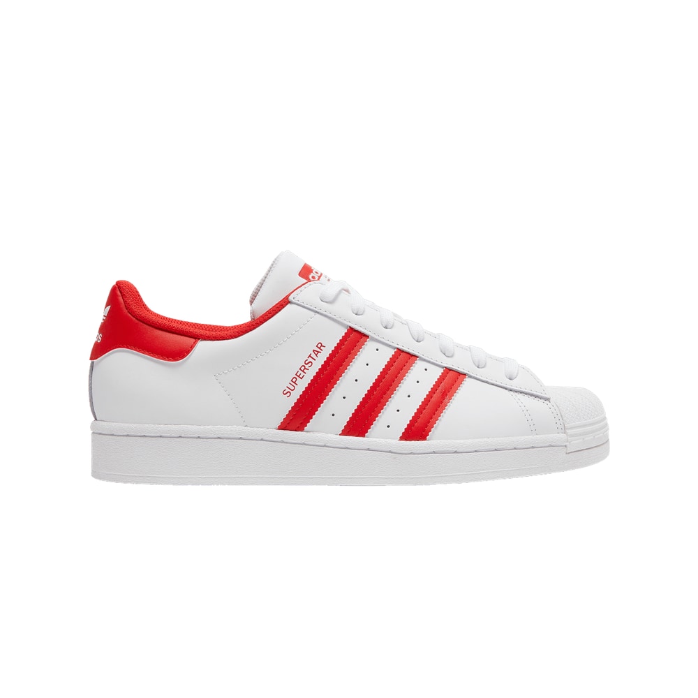 adidas Superstar White Vivid Red – scarpe, rosso