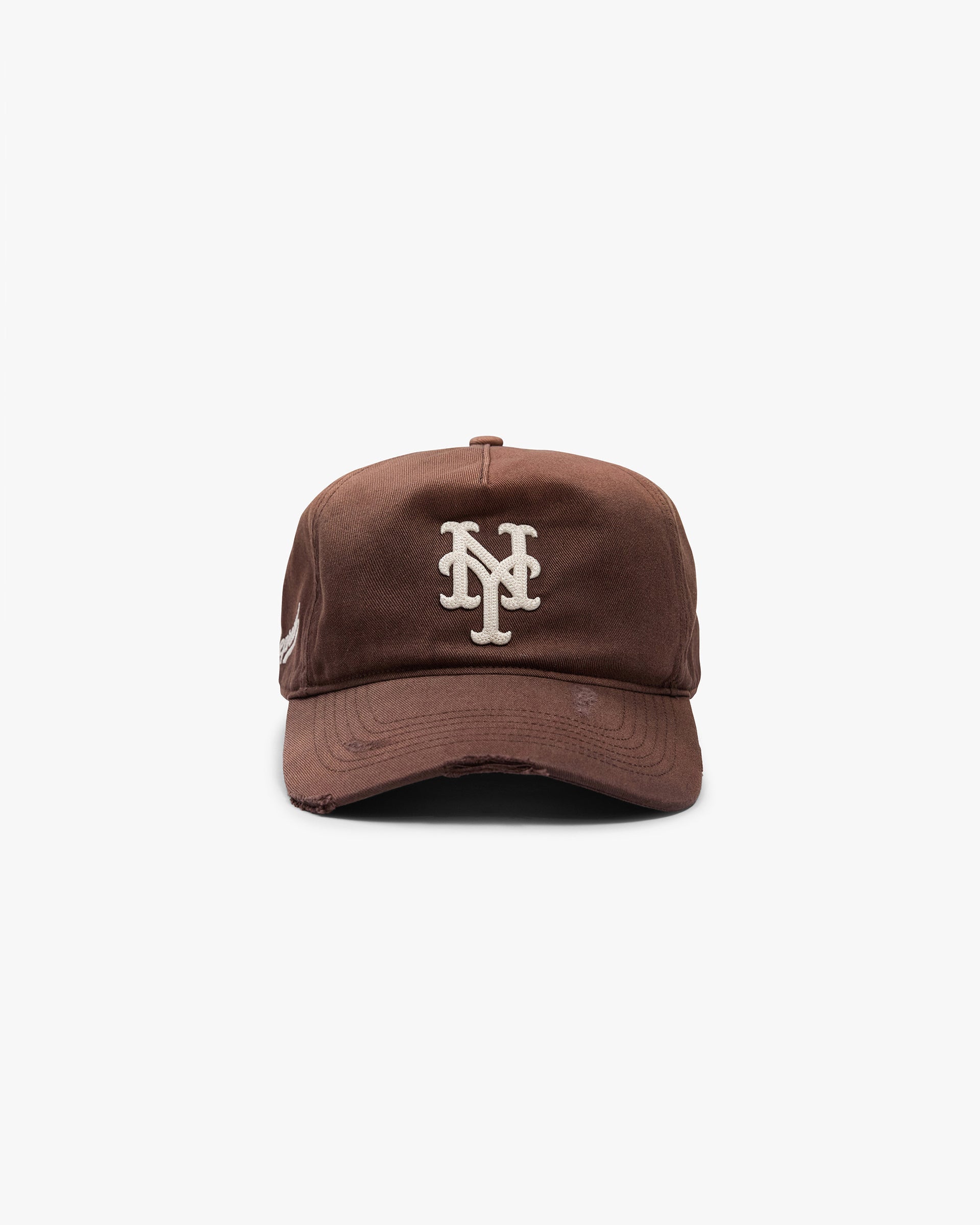 Represent X 47 New York Mets Cap Washed Brown