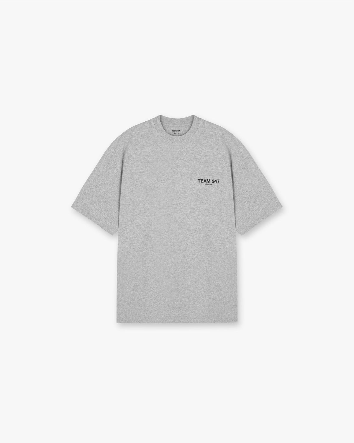 Represent Team 247 Oversized T-Shirt Grey Marl – póló