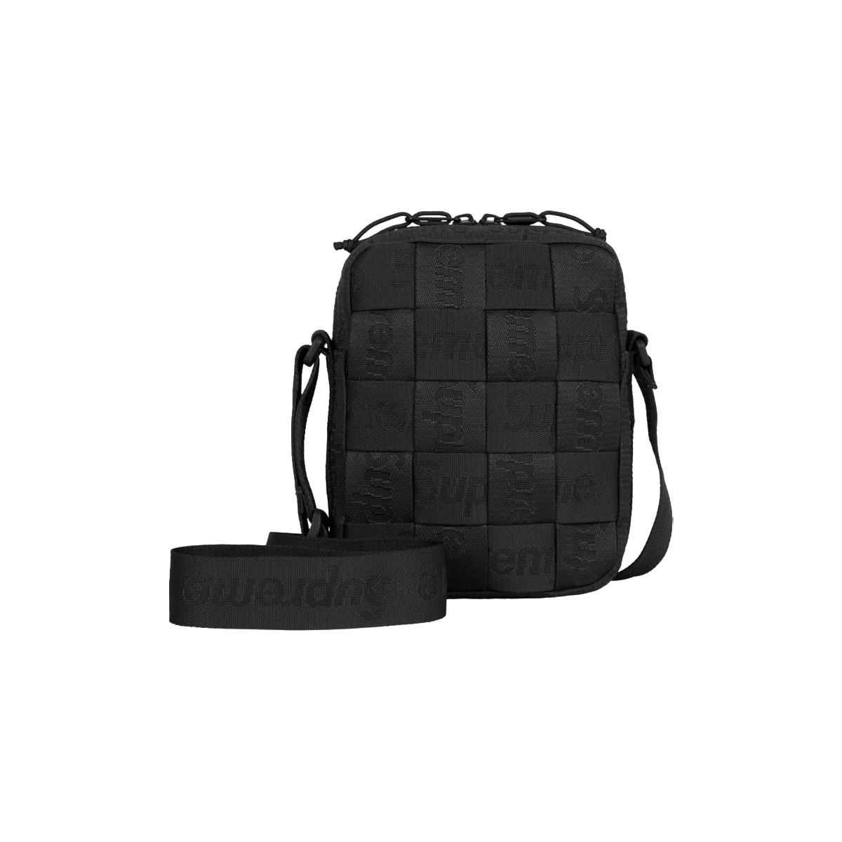 Supreme Woven Shoulder Bag S24 Black