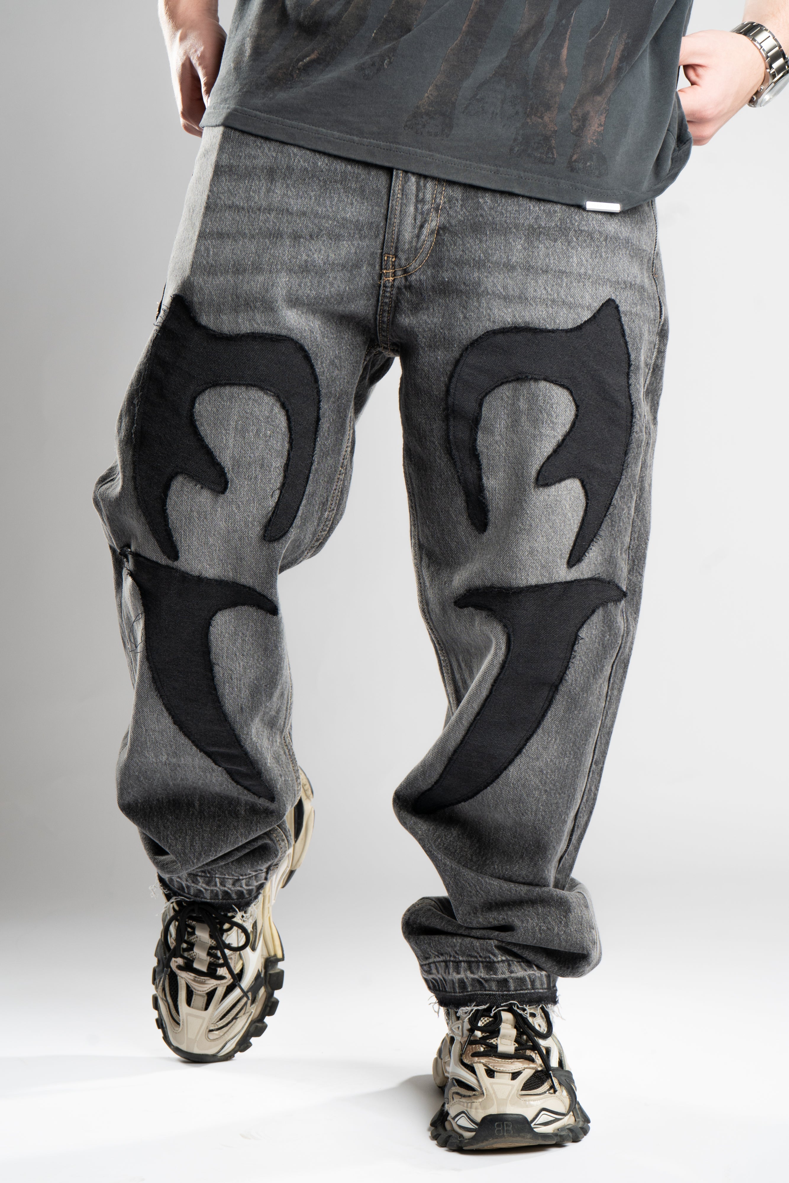 Custom Tribal v2 Jeans-Kalhoty-Custompantsprg-pikastore.cz
