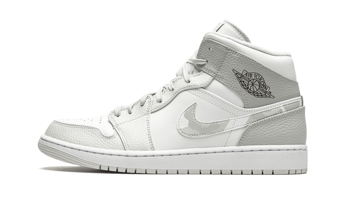 Nike Air Jordan 1 Mid SE GS Swoosh Logo - Grey Camo-Air Jordan-pikastore.cz