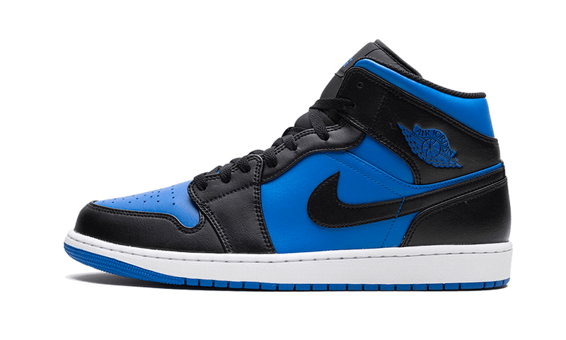 Nike Air Jordan 1 Mid GS Black Royal Blue-Air Jordan-pikastore.cz