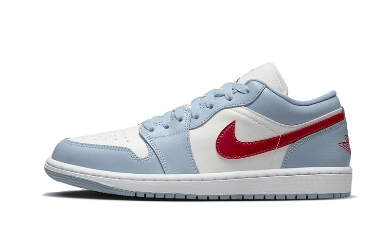 Nike Air Jordan 1 Low Blue Whisper Dune Red (Women's)-sneakers-Air Jordan-pikastore.cz