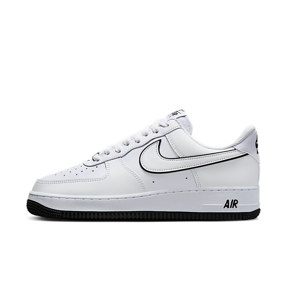 Nike Air Force 1 Low White Black Outline Swoosh-sneakers-Nike-pikastore.cz