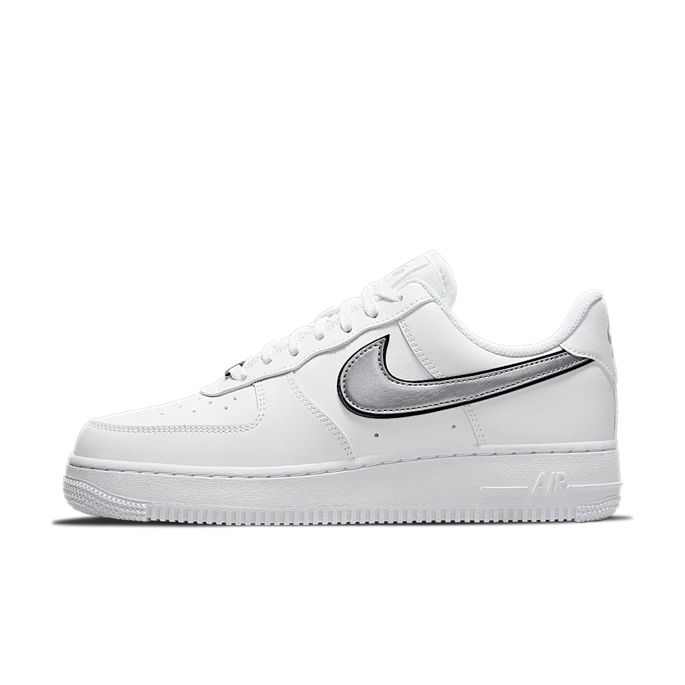 Nike Wmns Air Force 1 07 Essential White Metallic Silver-Nike-pikastore.cz