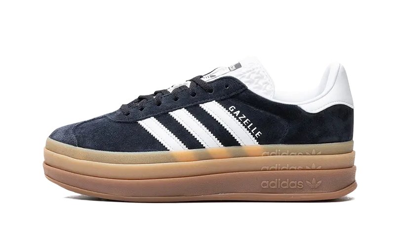 Adidas Gazelle Bold Black White Gum (Women's)-sneakers-Adidas-pikastore.cz