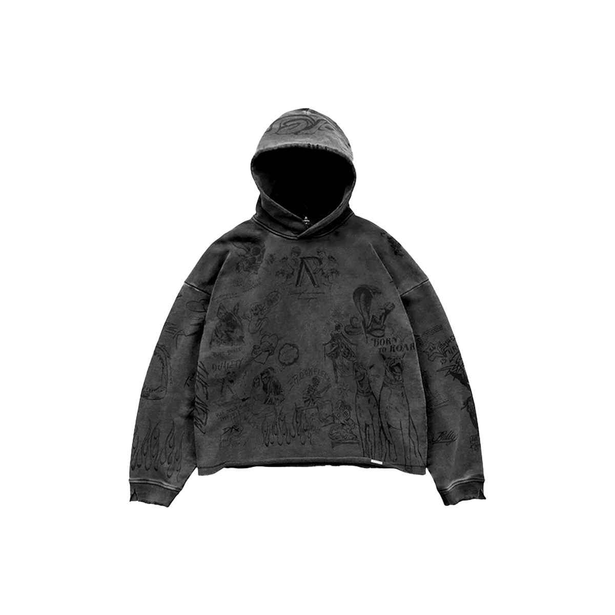 Represent Legacy Hoodie Vintage Grey-Represent-pikastore.cz