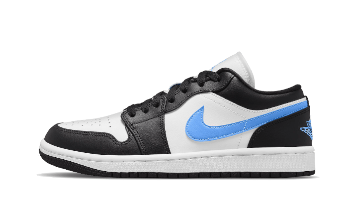 Nike Air Jordan 1 Low Black University Blue White (Women's)-sneakers-Air Jordan-pikastore.cz