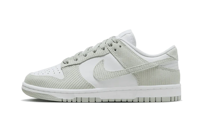 Nike Dunk Low Light Silver Corduroy (Women's)-sneakers-Nike-pikastore.cz