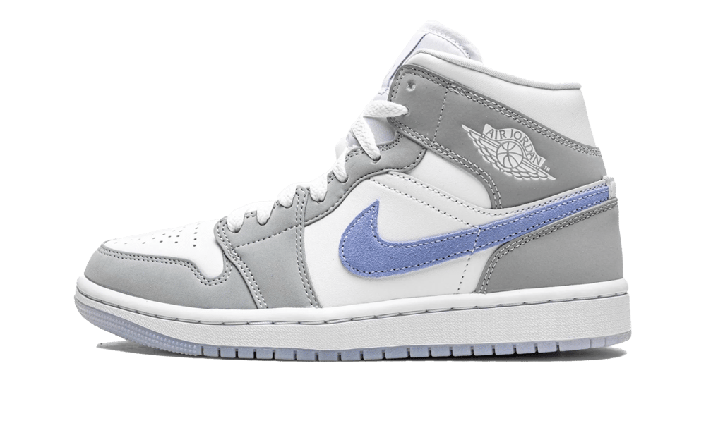 Nike Air Jordan 1 Mid Wolf Grey Aluminum (Women's)-sneakers-Air Jordan-pikastore.cz