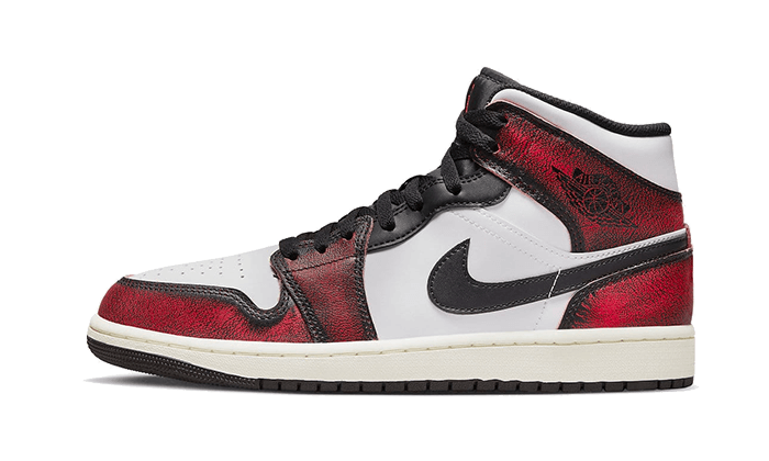 Nike Air Jordan 1 Mid Wear-Away Chicago (GS)-sneakers-Air Jordan-pikastore.cz