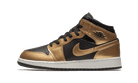 Nike Air Jordan 1 Mid SE GS Metallic Gold Black-Air Jordan-pikastore.cz