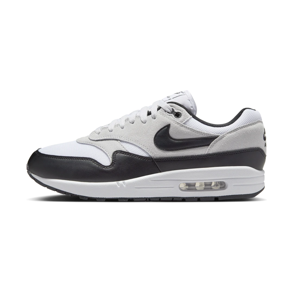 Nike Air Max 1 Essential White Pure Platinum Black-Nike-pikastore.cz