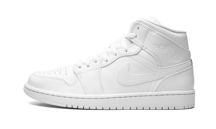 Nike Air Jordan 1 Mid Triple White (2022/2023)-sneakers-Air Jordan-pikastore.cz