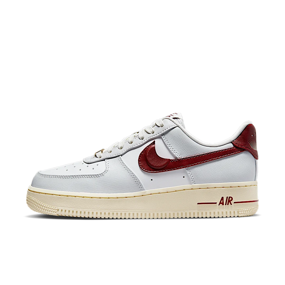 Nike Air Force 1 Low '07 SE Just Do It Photon Dust Team Red (Women's)-sneakers-Nike-pikastore.cz