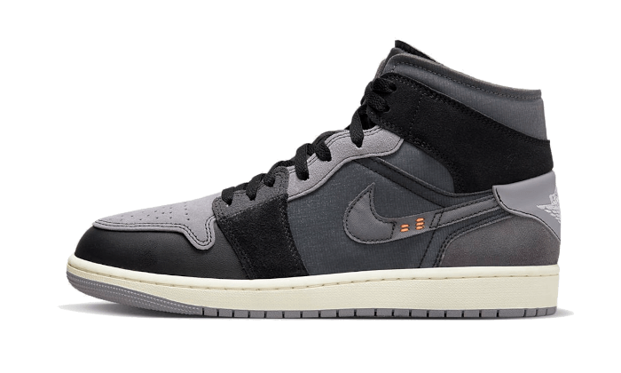 Nike Air Jordan 1 Mid SE Craft Inside Out - Black-Air Jordan-pikastore.cz