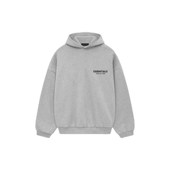 Fear of God Essentials Fleece S24 Hoodie Light Heather Gray - PIKASTORE