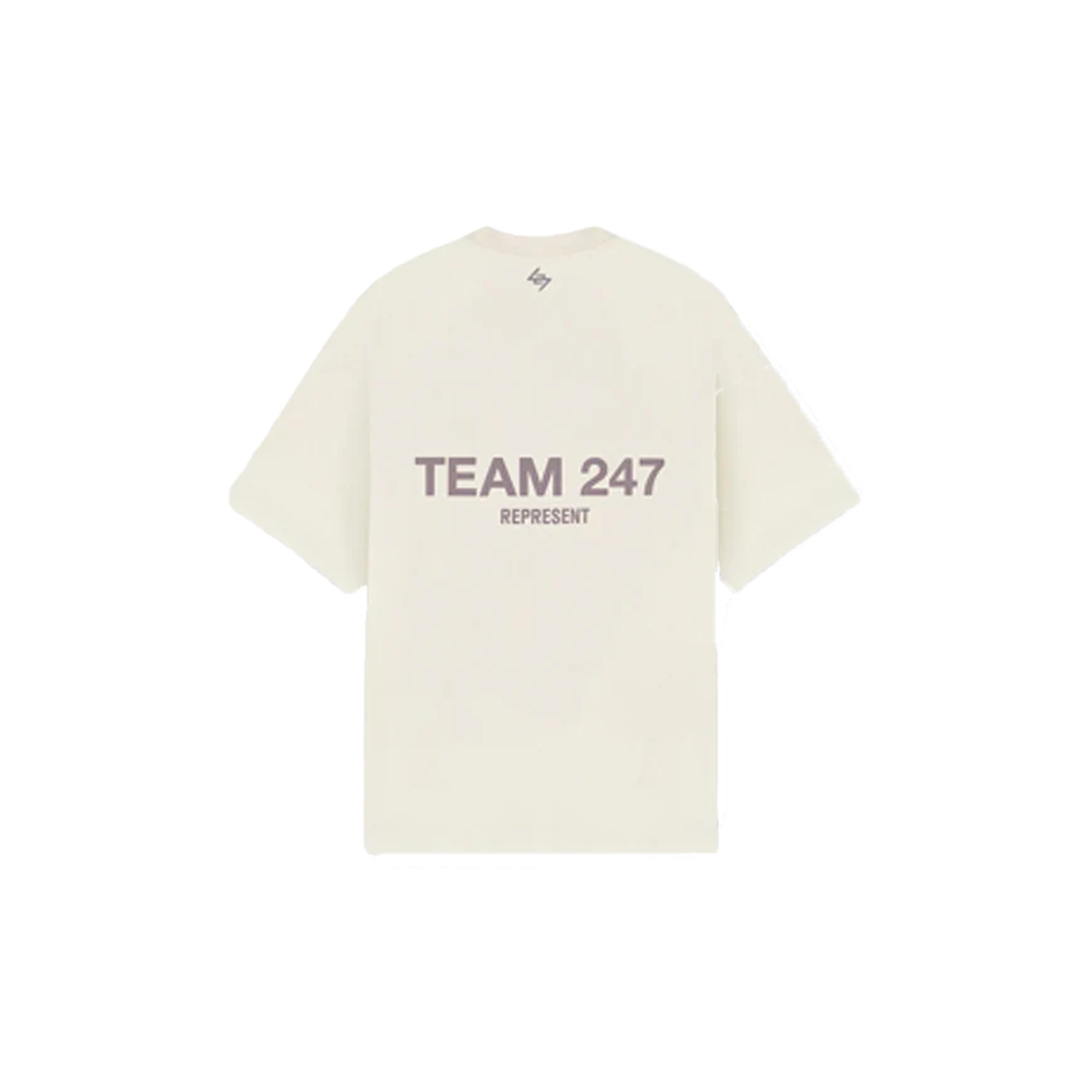 Represent Team 247 Oversized T-Shirt Cream-Represent-pikastore.cz