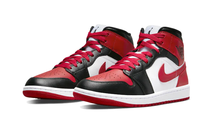Nike Air Jordan 1 Mid Alternate Bred Toe (Women's)-sneakers-Air Jordan-pikastore.cz