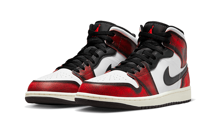 Nike Air Jordan 1 Mid Wear-Away Chicago (GS)-sneakers-Air Jordan-pikastore.cz