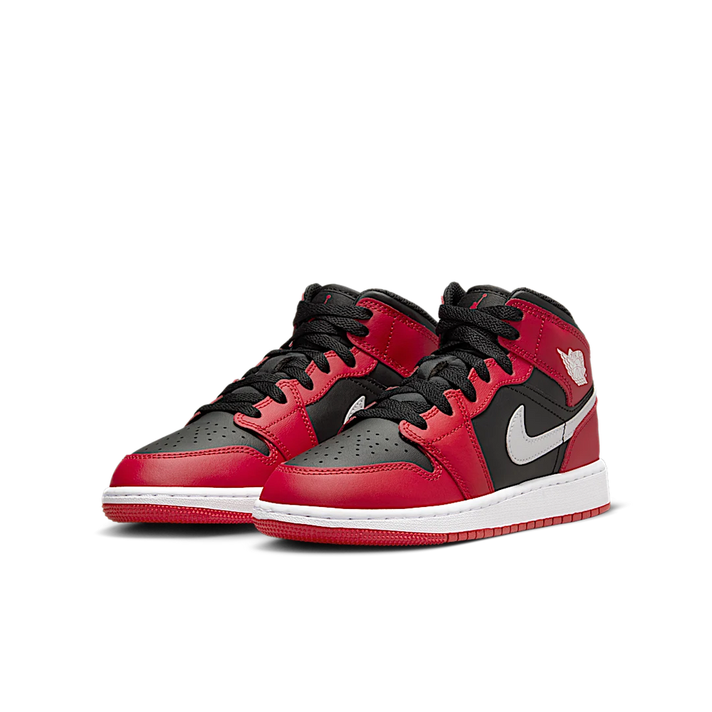 Nike Air Jordan 1 Mid Gym Red Black White-Air Jordan-pikastore.cz