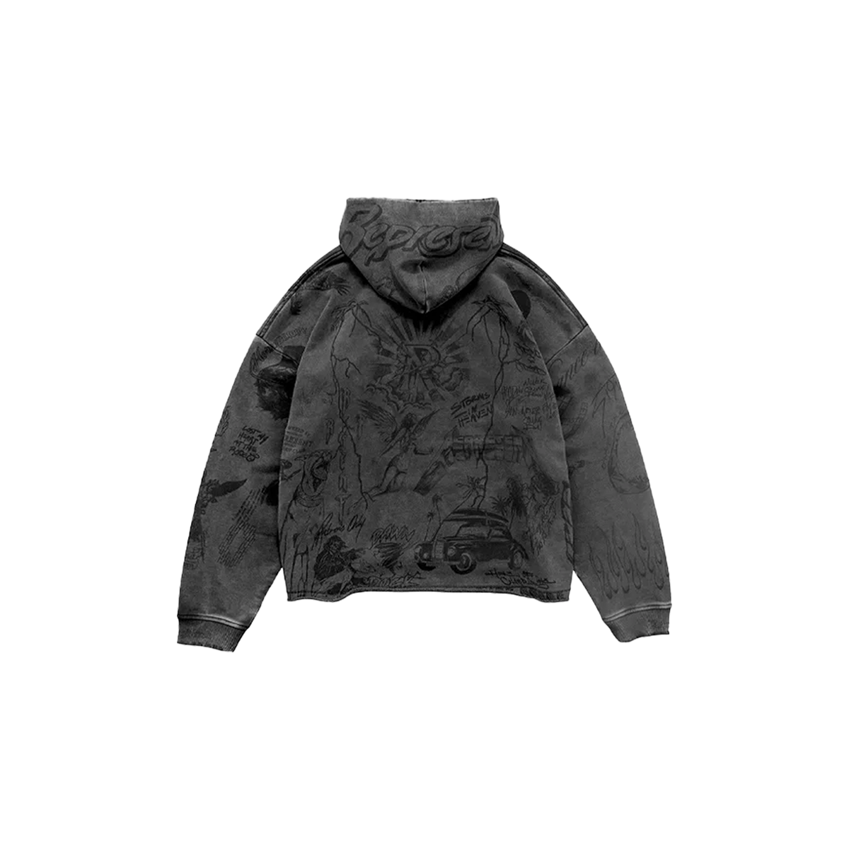 Represent Legacy Hoodie Vintage Grey-Represent-pikastore.cz