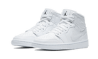 Nike Air Jordan 1 Mid White Snakeskin (Women's)-sneakers-Air Jordan-pikastore.cz
