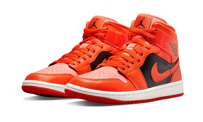 Nike Air Jordan 1 Mid SE Rush Orange Crimson Bliss (Women's)-sneakers-Air Jordan-pikastore.cz