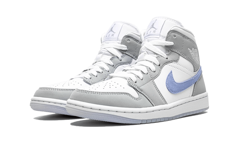 Nike Air Jordan 1 Mid Wolf Grey Aluminum (Women's)-sneakers-Air Jordan-pikastore.cz