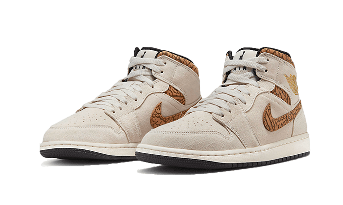 Nike Air Jordan 1 Mid SE Brown Elephant-sneakers-Air Jordan-pikastore.cz