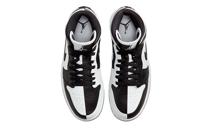 Nike Air Jordan 1 Mid Split Black White (Women's)-sneakers-Air Jordan-pikastore.cz