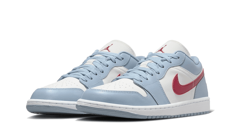 Nike Air Jordan 1 Low Blue Whisper Dune Red (Women's)-sneakers-Air Jordan-pikastore.cz
