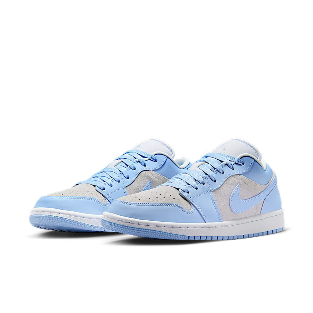 Nike Air Jordan 1 Low Football Grey Aluminum (Women's)-sneakers-Air Jordan-pikastore.cz