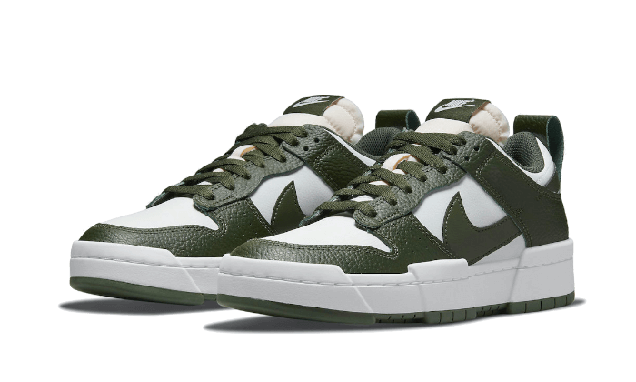 Nike Dunk Low Disrupt Dark Green White (Women's)-sneakers-Nike-pikastore.cz
