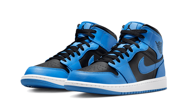 Nike Air Jordan 1 Mid University Blue Black-sneakers-Air Jordan-pikastore.cz