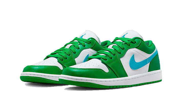 Nike Air Jordan 1 Low Lucky Green Aquatone (Women's)-sneakers-Air Jordan-pikastore.cz