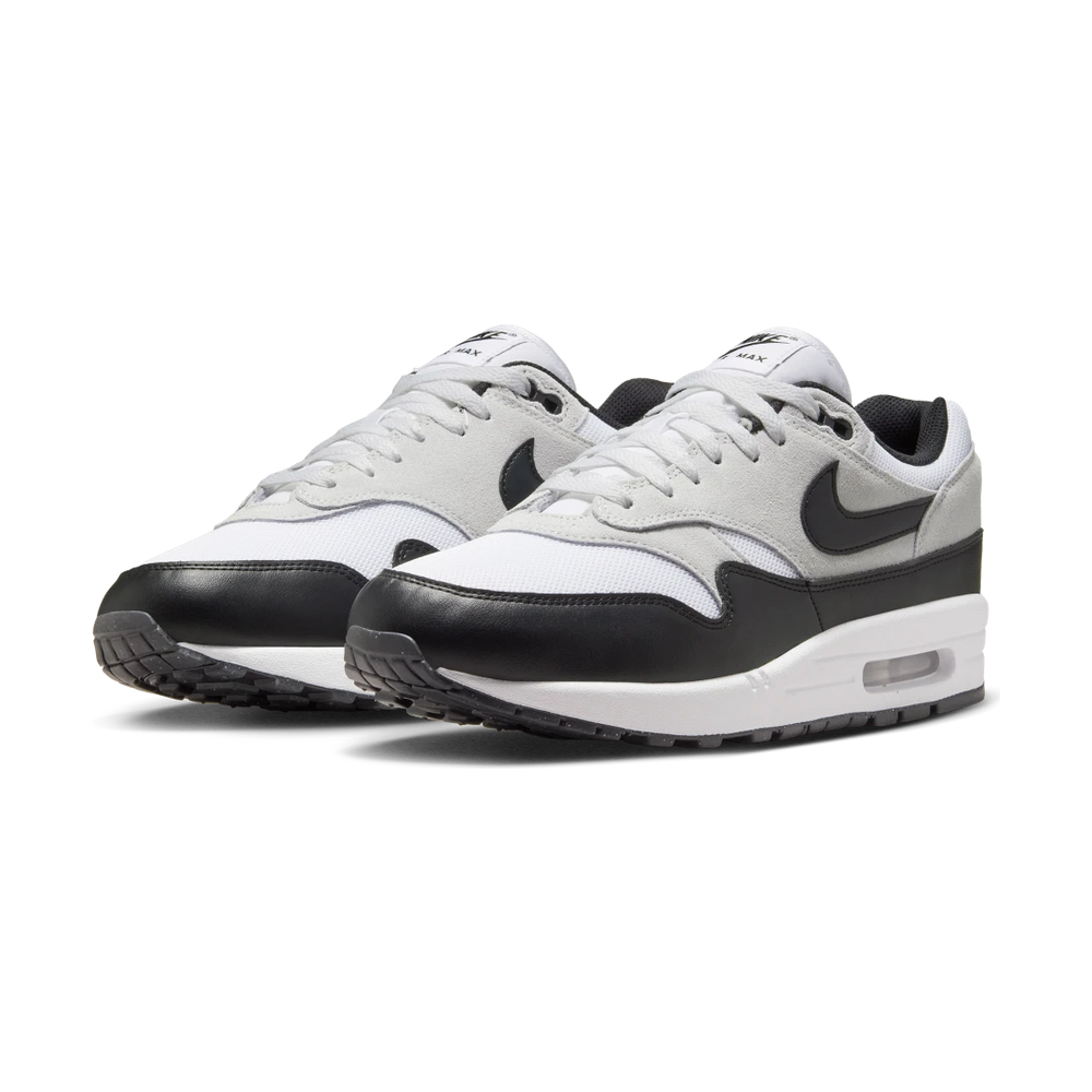 Nike Air Max 1 Essential White Pure Platinum Black-Nike-pikastore.cz