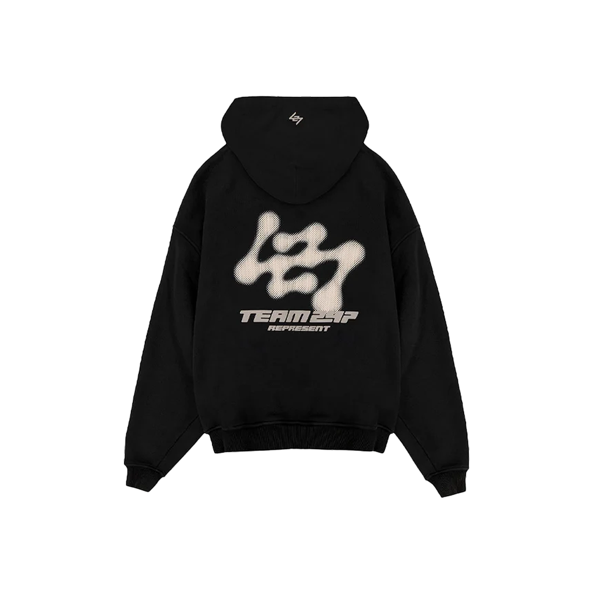 Represent 247 Future Terrains Oversized Hoodie Black-Represent-pikastore.cz