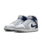 Nike Air Jordan 1 Mid Wolf Grey Midnight Navy-Air Jordan-pikastore.cz